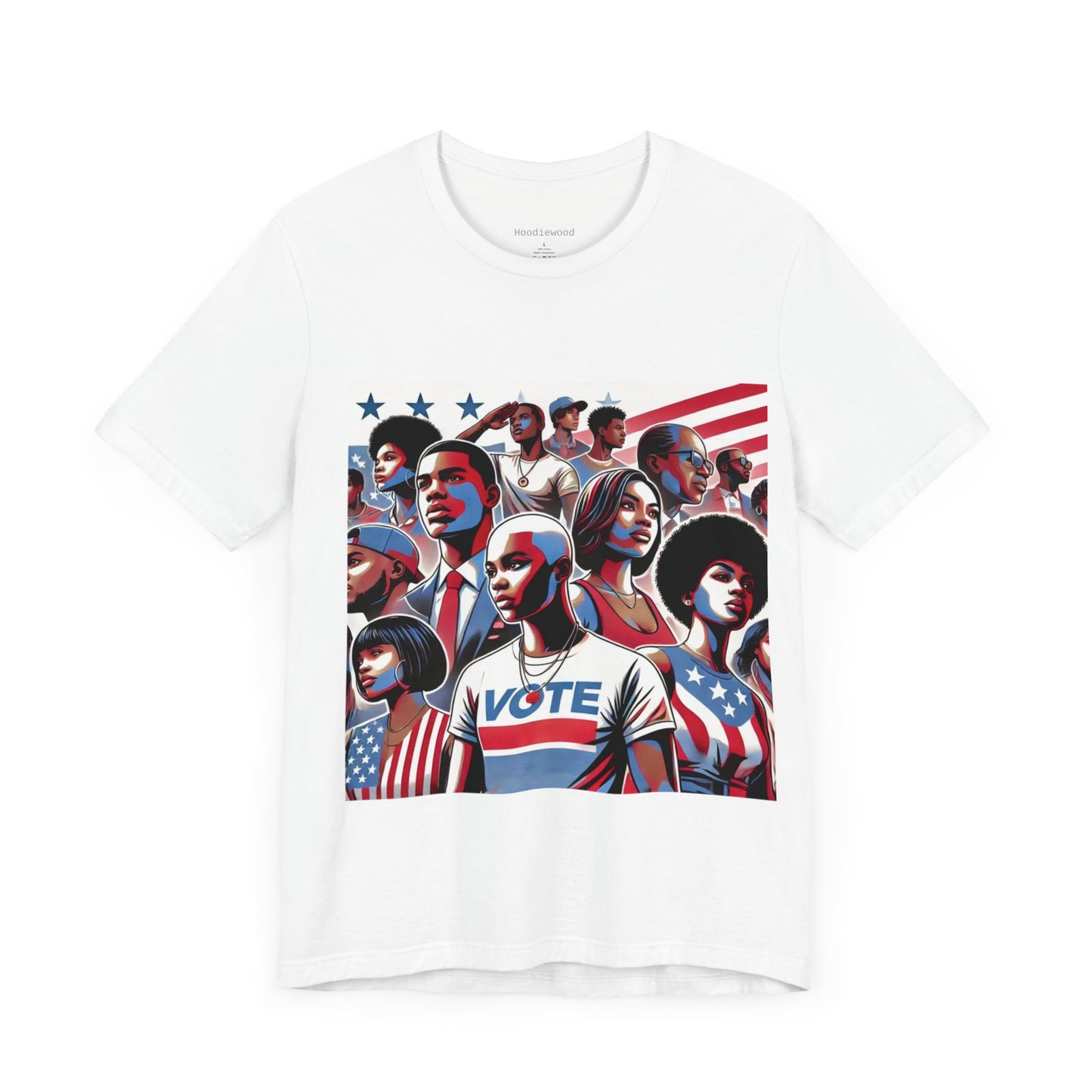 YOUNG VOTE #1, Back in the Day, African American Pride, Black History, Historic Black Vote, Graphic T-shirt, Urban Streetwear, Unisex Jersey Short Sleeve Tee