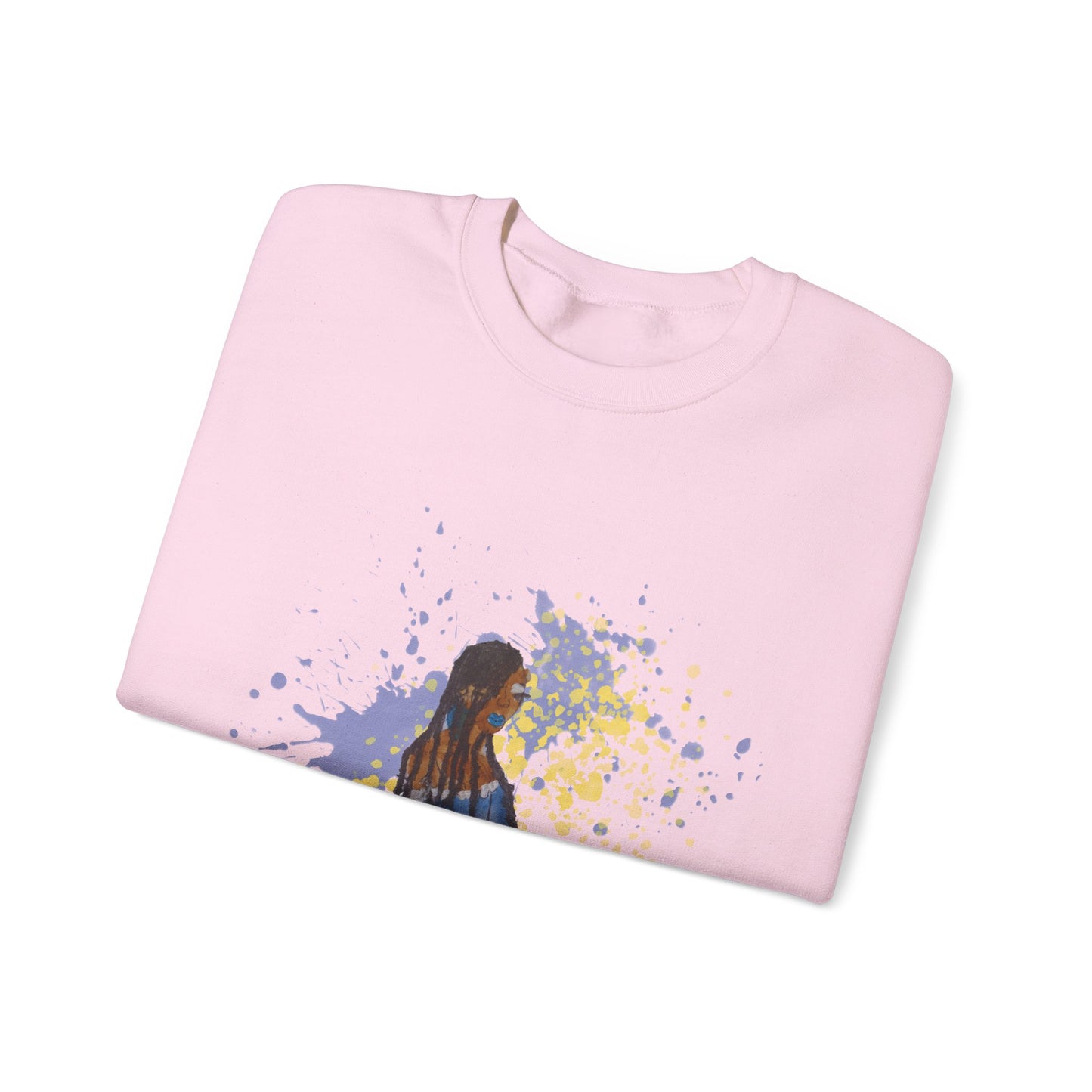 Locs Love Crewneck Sweatshirt - Black Girl Magic Unisex Heavy Blend™