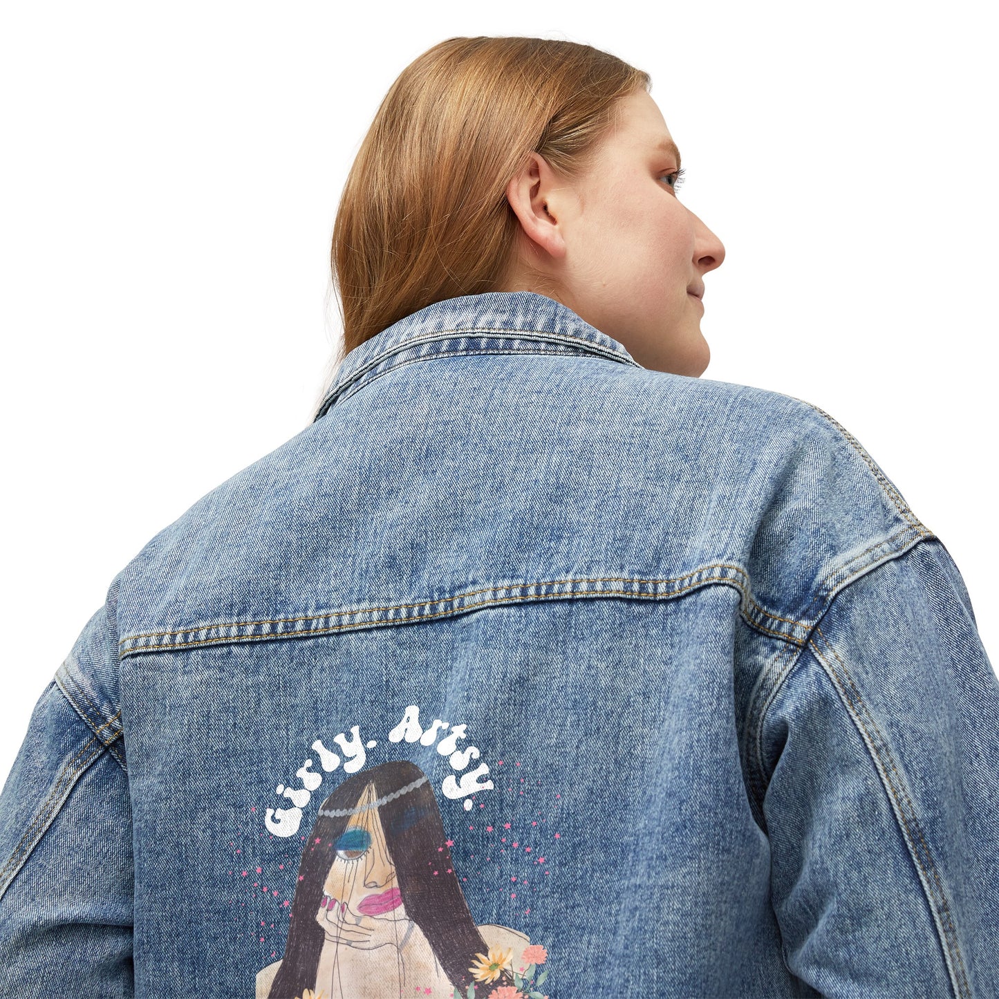 GIRLY. ARTSY #1 Women's Denim Jacket