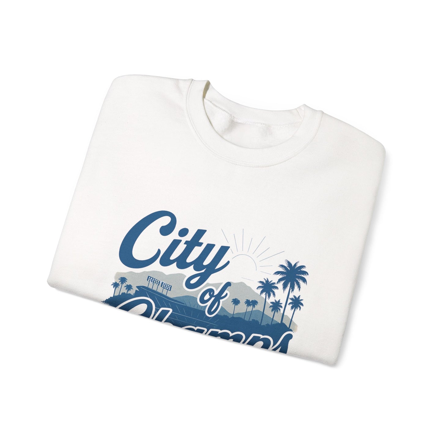 LA City of Champs Baseball Sweatshirt