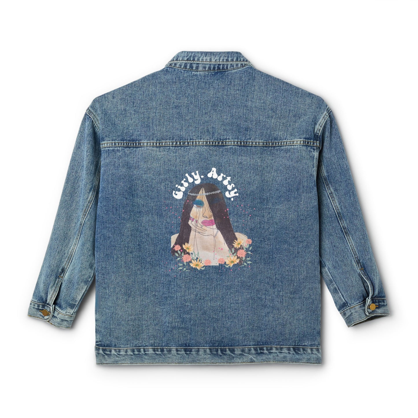 GIRLY. ARTSY #1 Women's Denim Jacket