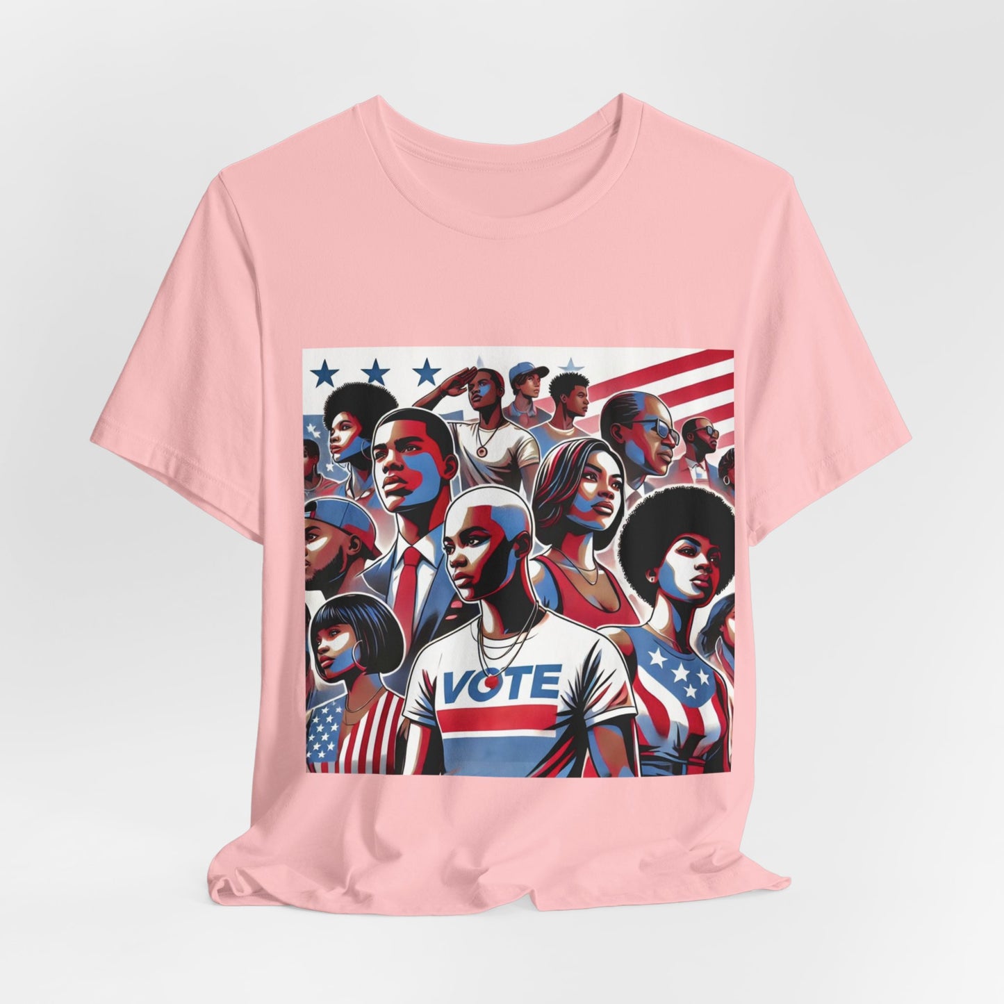 YOUNG VOTE #1, Back in the Day, African American Pride, Black History, Historic Black Vote, Graphic T-shirt, Urban Streetwear, Unisex Jersey Short Sleeve Tee