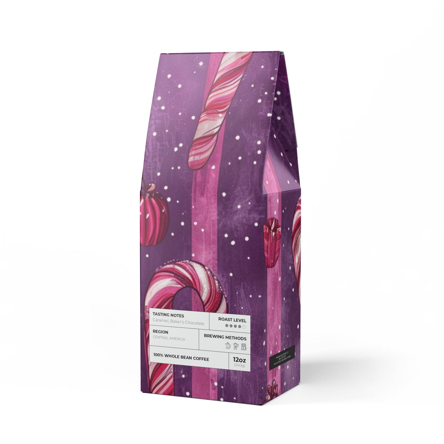 CANDY CANES & SUGAR PLUMS, Flathead Valley Coffee Blend (Medium-Dark Roast), Specialty Grade Craft Coffee, Holiday Gift,  Gift