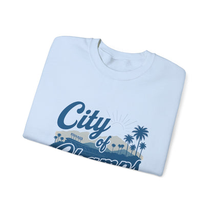 LA City of Champs Baseball Sweatshirt