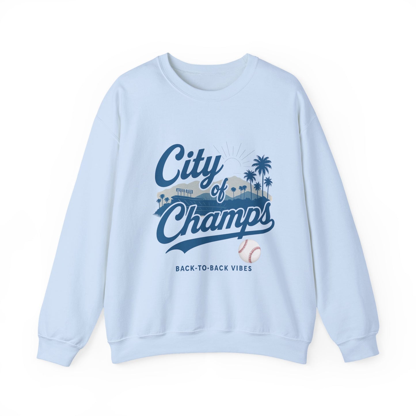 LA City of Champs Baseball Sweatshirt