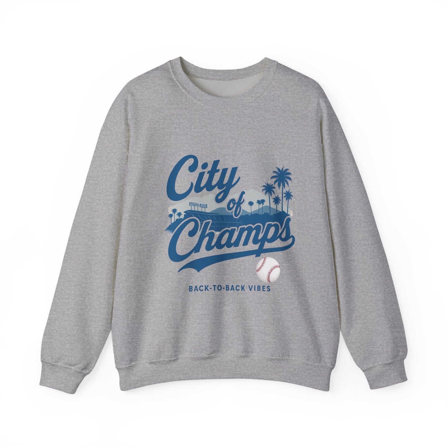 LA City of Champs Baseball Sweatshirt