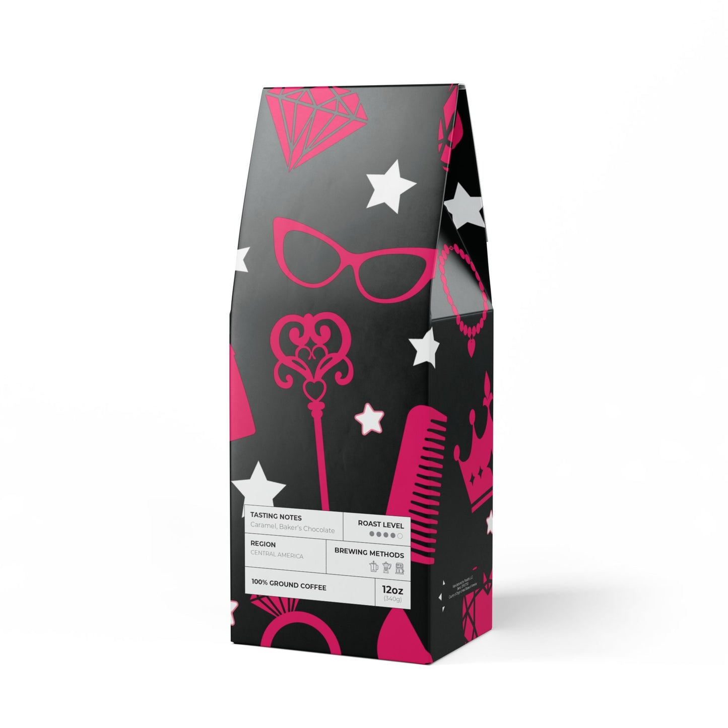 GIRLY RETRO VIBES, Flathead Valley Coffee Blend (Medium-Dark Roast), Specialty Grade Craft Coffee, Holiday Gift,  Gift