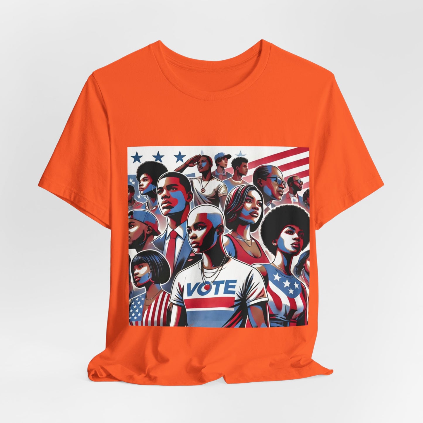 YOUNG VOTE #1, Back in the Day, African American Pride, Black History, Historic Black Vote, Graphic T-shirt, Urban Streetwear, Unisex Jersey Short Sleeve Tee