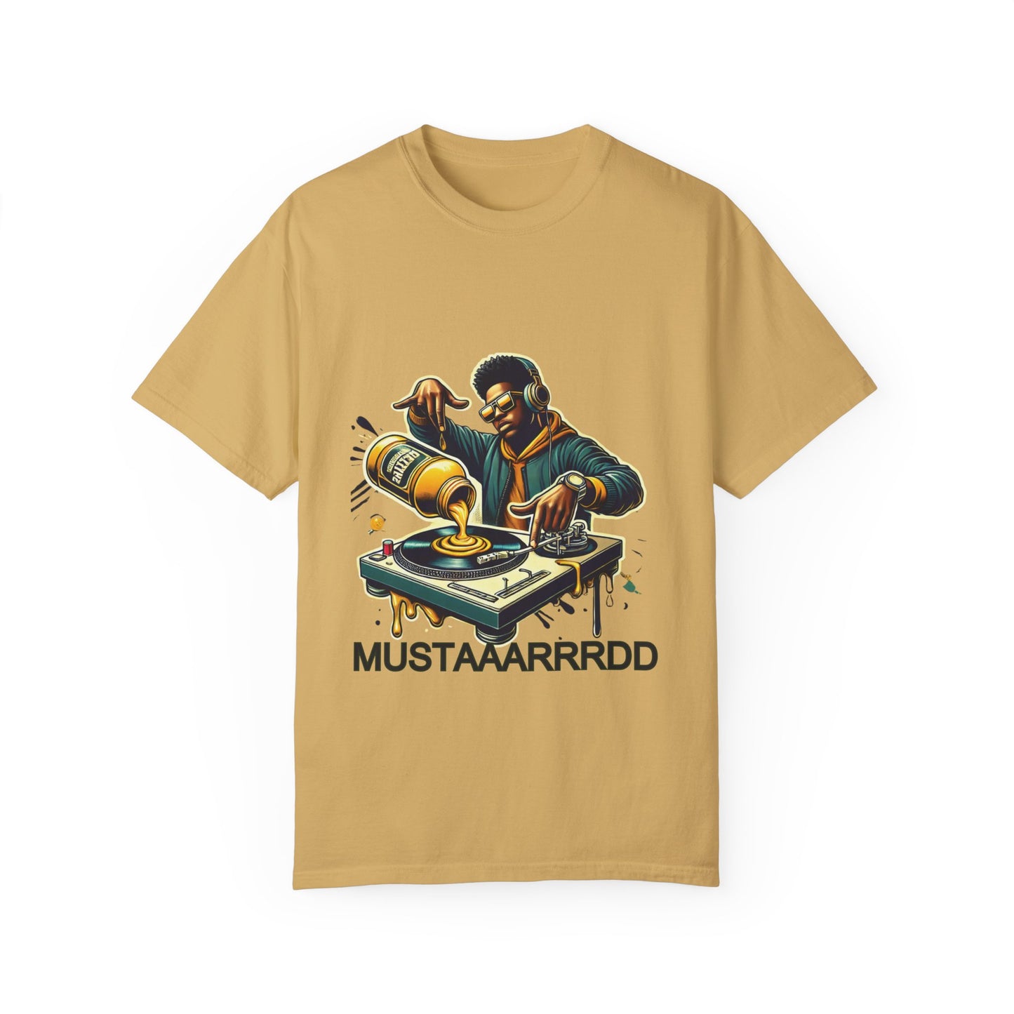 50% OFF BUNDLE & SAVE, Mustard DJ T-Shirt, Hip Hop Song, Viral Gift, Unisex Tee, Garment-Dyed Shirt for Music Lovers, DJ Fans, Unique Tee, Mustard Shirt