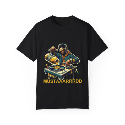Mustard DJ T-Shirt, Hip Hop Song, Viral Gift, Unisex Tee, Garment-Dyed Shirt for Music Lovers, DJ Fans, Unique Tee, Mustard Shirt