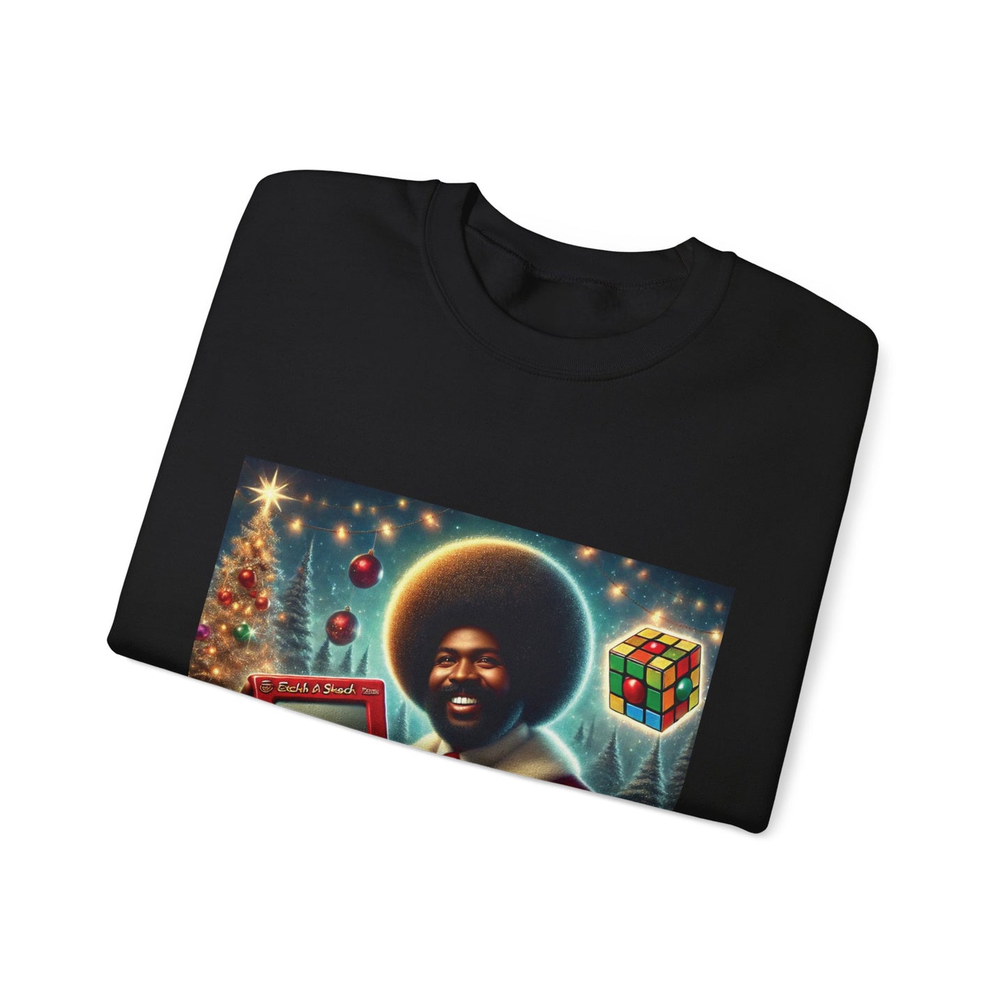 SOUL SANTA Ugly Xmas Retro Black Culture, Gift, Party, Unisex Sweatshirt