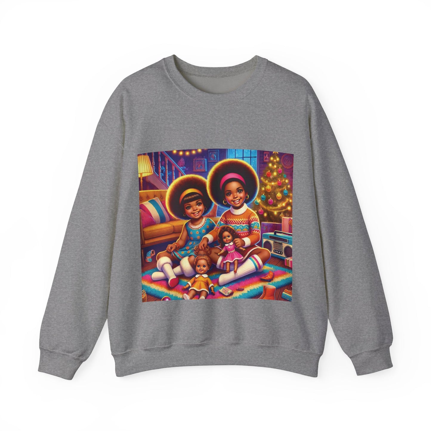 50% OFF BUNDLE & SAVE, XMAS DOLLS Crewneck Sweatshirt - Holiday Gift, Girls