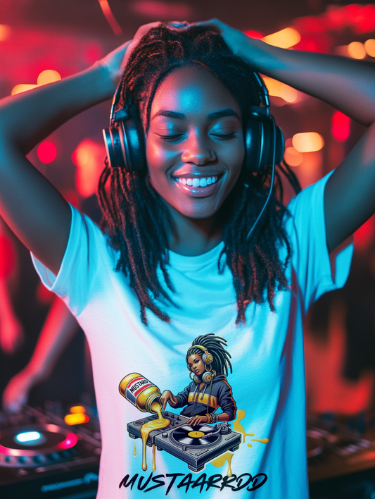 50% OFF BUNDLE & SAVE, Mustard Female DJ Hip Hop Kdot Women's Favorite Tee Shirt, Music Lover Gift, Urban Streetwear, Graphic Tshirt for Her, Concert Outfit