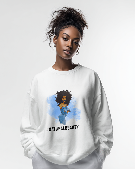 Natural Beauty #2 Black Girl Magic Sweatshirt