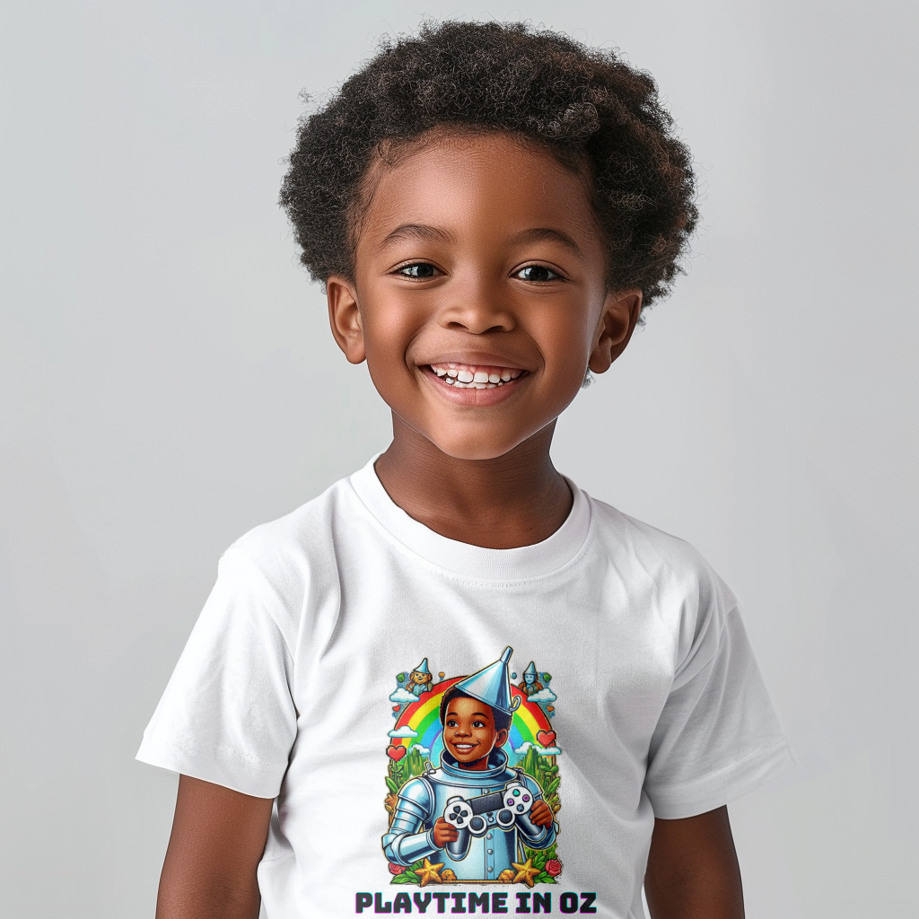 PLAYTIME IN OZ, Wizard of Oz, Gamer, Video Games, Kids Heavy Cotton™ Tee