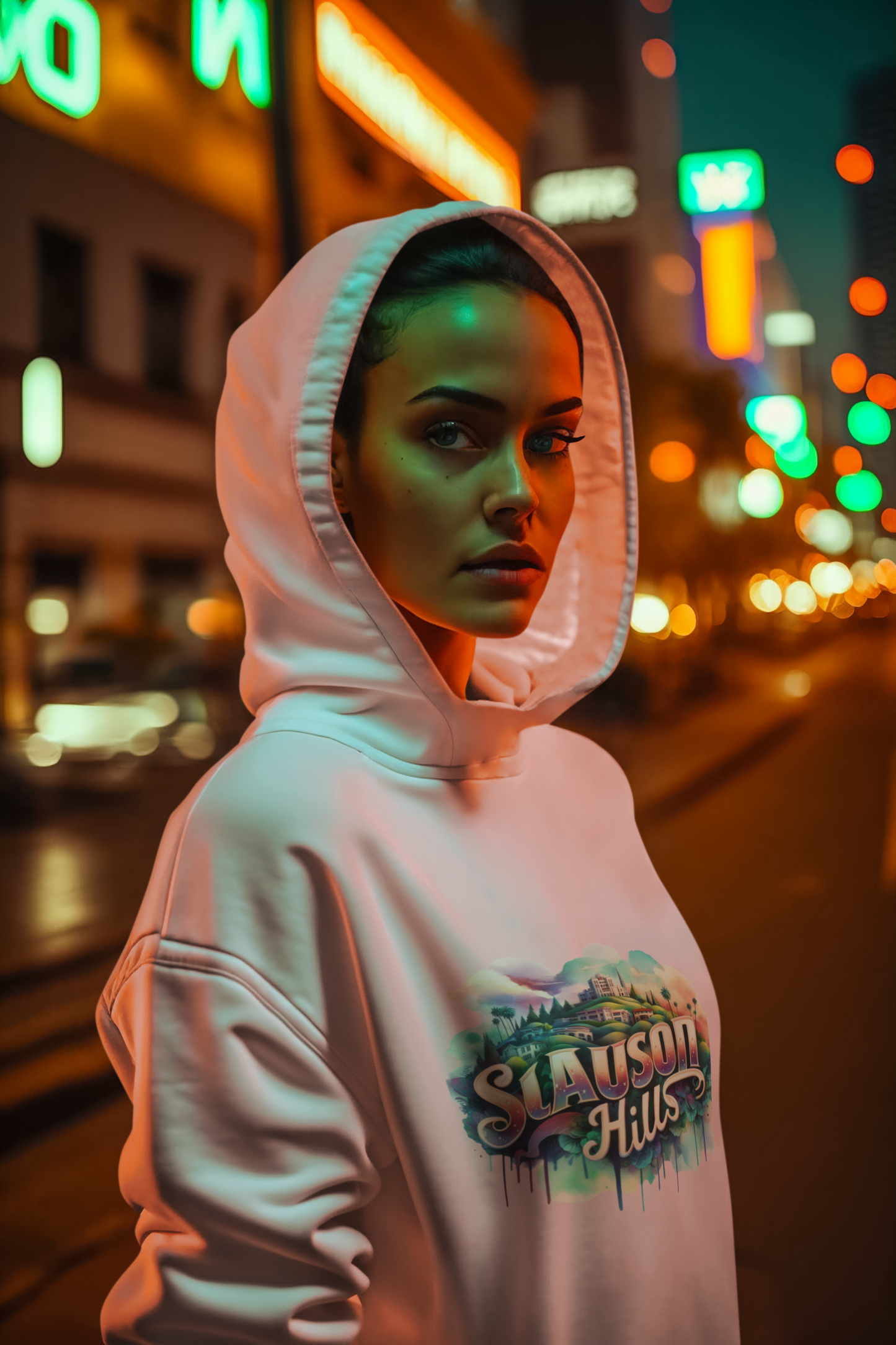 SLAUSON HILLS Hooded Sweatshirt, Black Neighborhood, African American Culture, Iconic Neighborhood, Black History, Urban Streetwear, African American, Graphic Sweatshirt, Iconic Graphic Sweatshirt, Sweatshirts, Graphic Hoodie