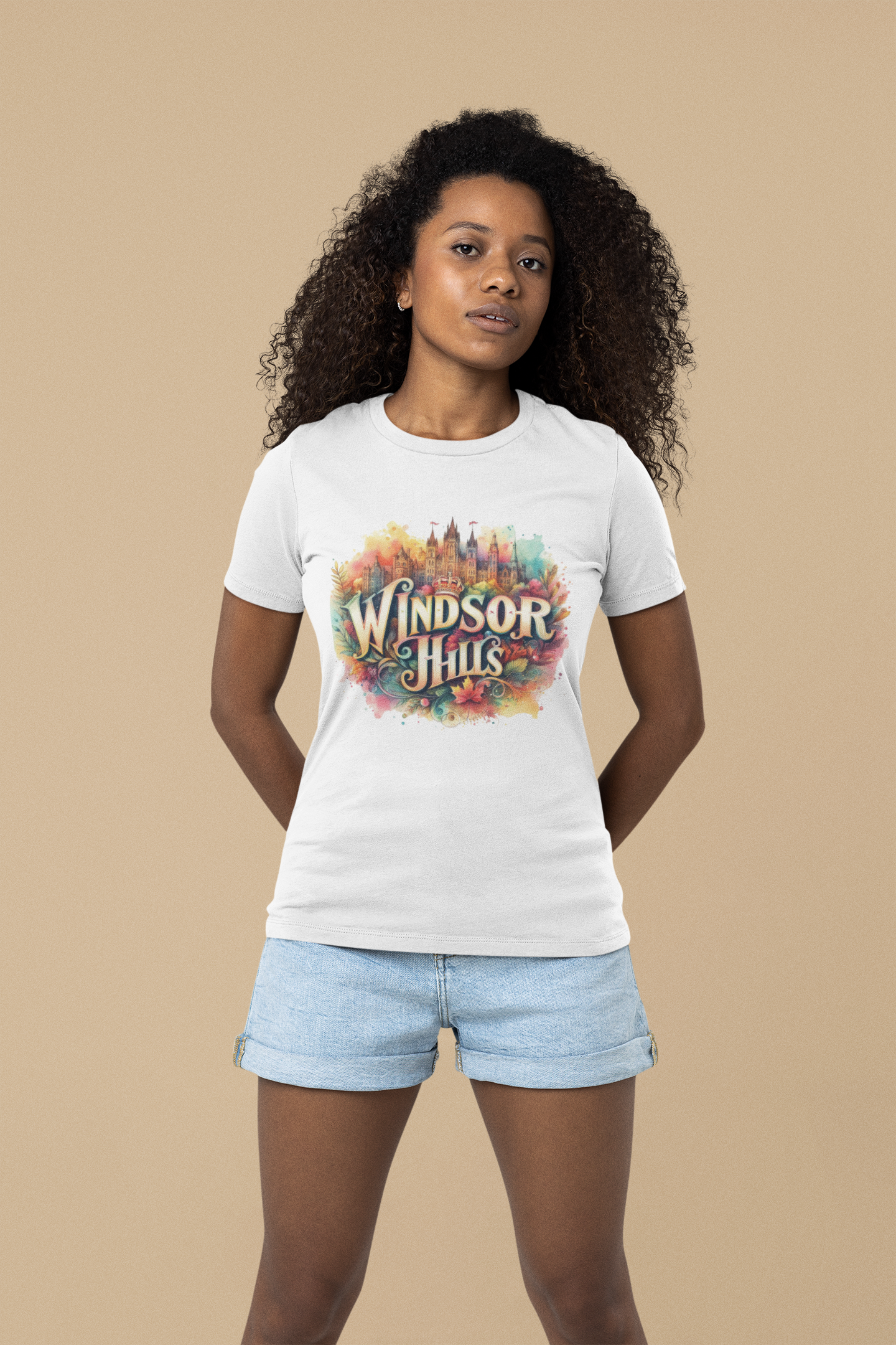 WINDSOR HILLS ONE, Back in the Day, African American Pride, Black History, Historic Black Neighborhood, Graphic T-shirt, Urban Streetwear, Unisex Jersey Short Sleeve Tee